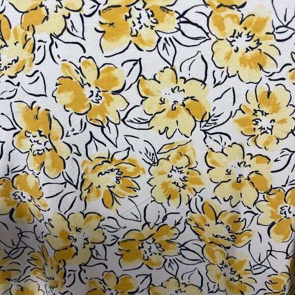 NWT Pact Organic Cotton Fit Flare Halter Dress Size Small Pockets Yellow Floral - Picture 7 of 10